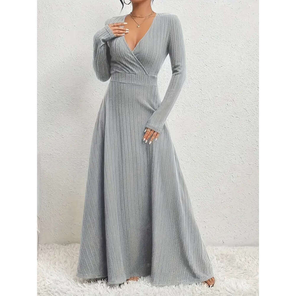 Tight Cut Out Dresses Women S Long Sleeve V Neck Waist Cinching Dress Sexy Dress