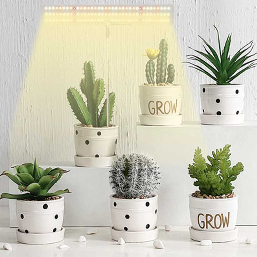 LED Standing Grow Lamp Height Adjustable Phytolamp Grow Light IP54 Waterproof Desktop Grow Lamp for Seedlings Indoor PlantsXJ250526