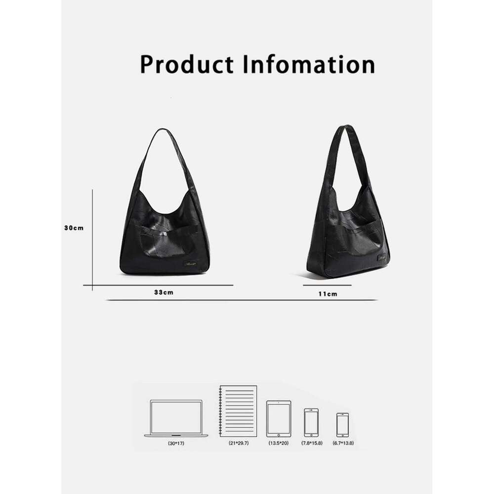 Women's Bags Designer Explosive Korean Version Of Large Capacity Shopping Stone Print Underarm Tote Women's Bag New Single Shoulder Commu