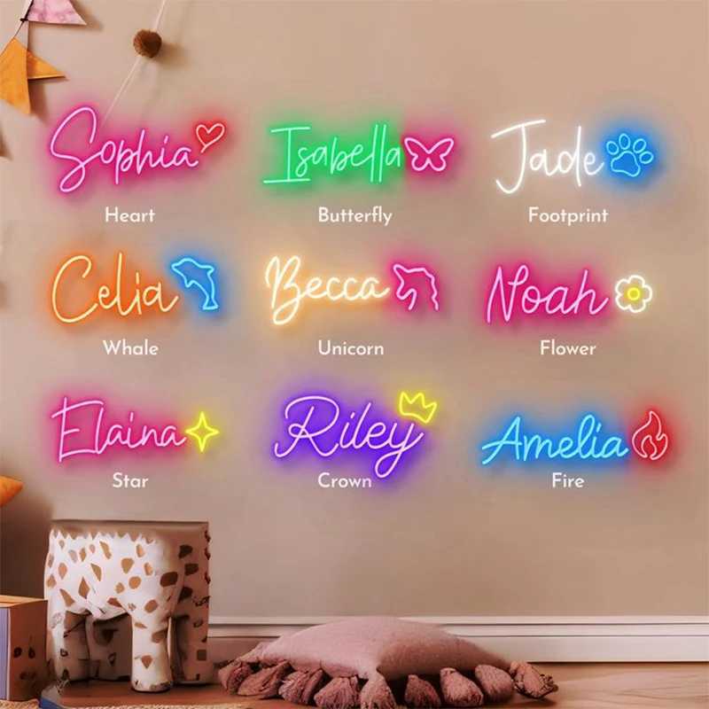 Custom Neon LED Sign Personal DIY Large Handmade Neon Lights Neon Night Company Name Salon Outdoor Waterproof Dropshipping W250526