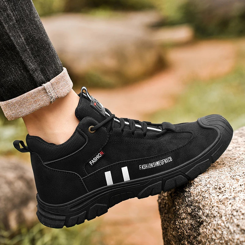 High Quality Causal Shoes for Men Top Leather Sneakers Fashion Male Sports Comfortable Hiking Driving Shoes 250526