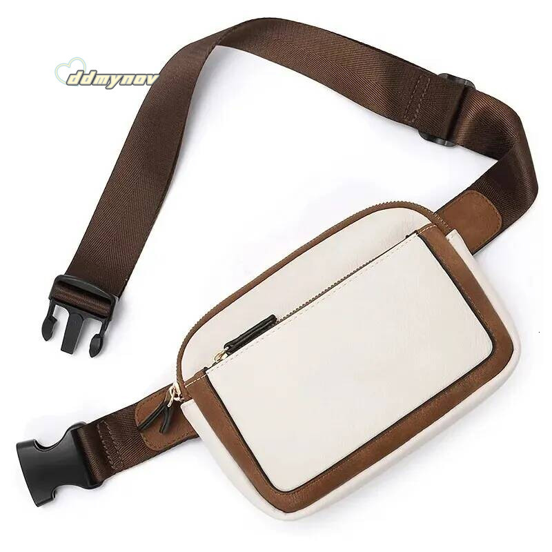 Belt Bags For Crossbody Waist Bag Adjustable Strap Vegan PU Leather Women Messenger Handbag ddmynov