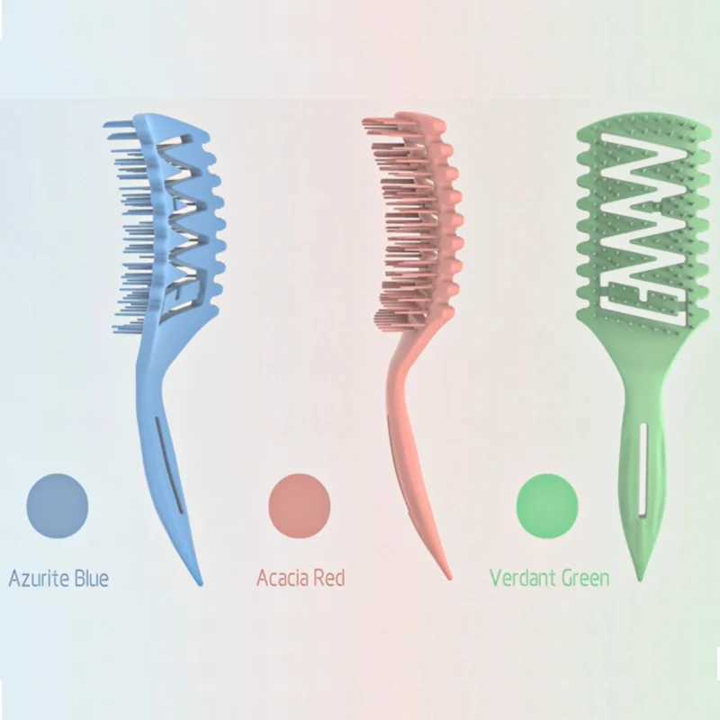Detangling Brush Curl Styling Hollow Hair Brush WANMEI Women Curly Wet Tangled Massage Comb Barber Hairdressing Salon Tool R250526