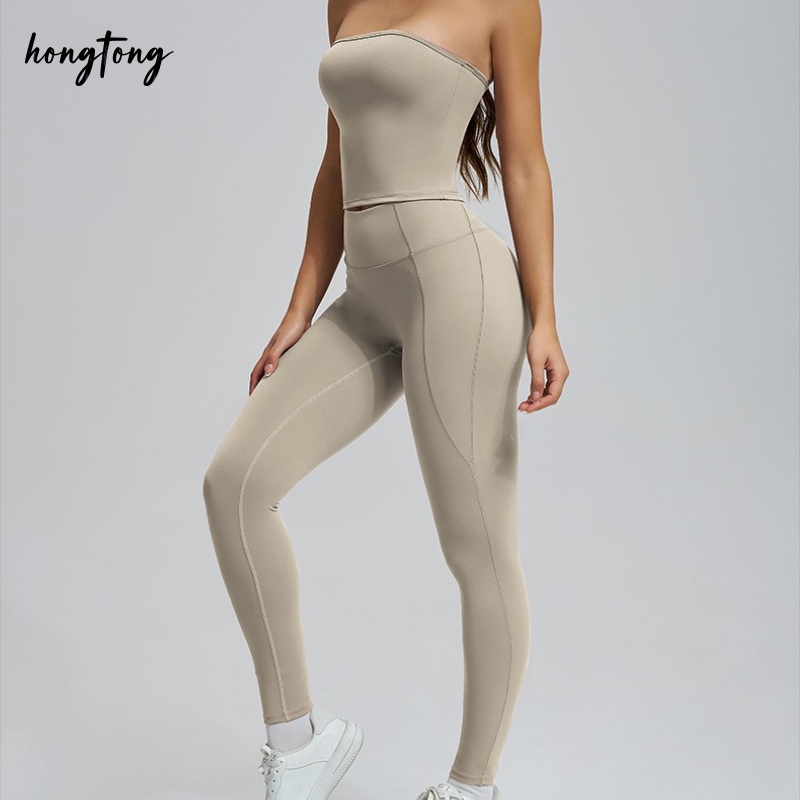 workout sets woman elastic skinny sleeveless fitness yoga set gym clothes outdoor running breathable moisture wicking quick dry versatile active wear 