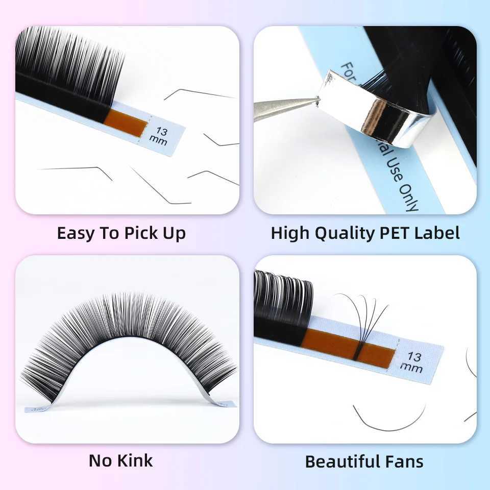 RUJADE Eyelash L/L+/LC/LD/LU(M)/B/C/CC/D/DD Curl Individual Eyelashes Natural Silk Mink Matte L M Shaped False Lashes Extension z250526V3Z4