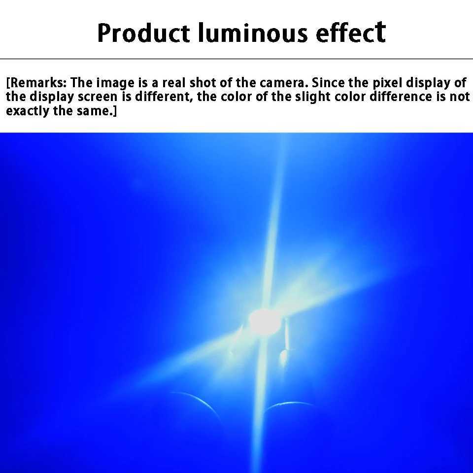 10Pcs Royal Blue LED Grow Chip 440nm Light Beads 1W 3W 5W Emitter Blub LED Chip For Indoor Aquarium Plant GrowXJ250526