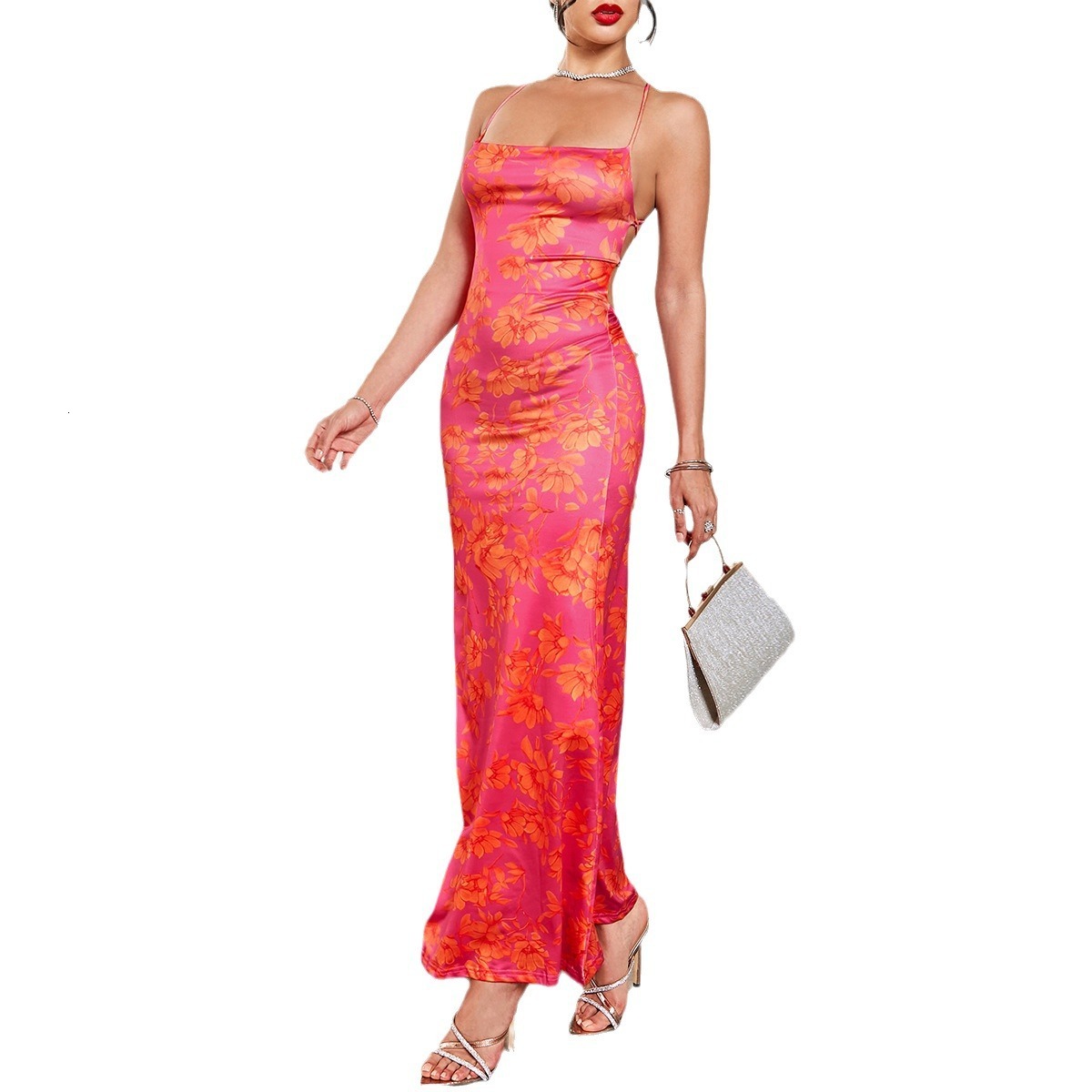 Subtle Design Style Elegant Dress Summer New Womens Long Dress