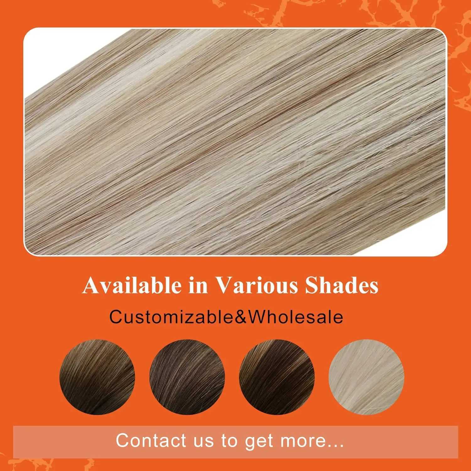 Full Shine U Tip Hair Extensions Fusion Hair Balayage Color 40-50g Keratin Glue Beads Prebonded Human Hair Extensions S25526