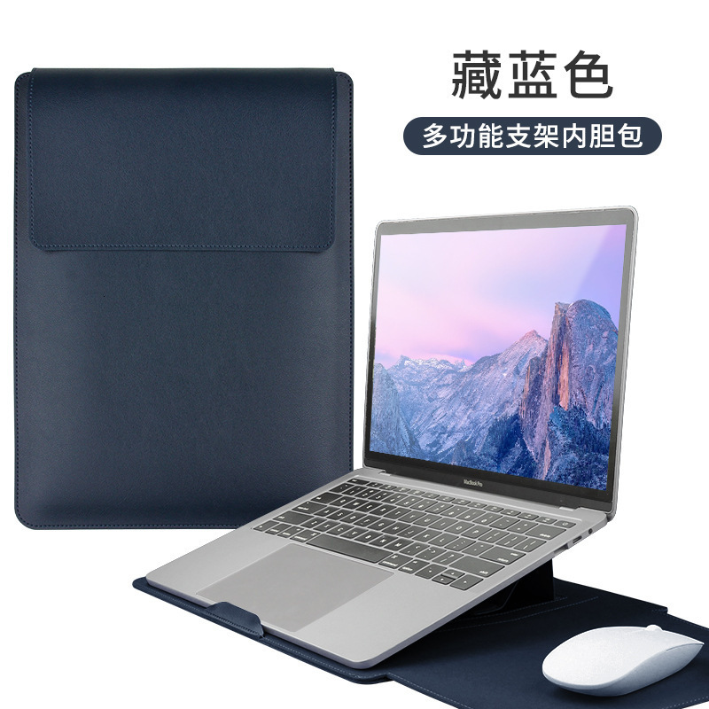 Laptop Bag 1313.3141515.415.616 Inch Notebook Computer Mouse Pad Pu Leather Bladder Bag Computer Bag Accessories 250425