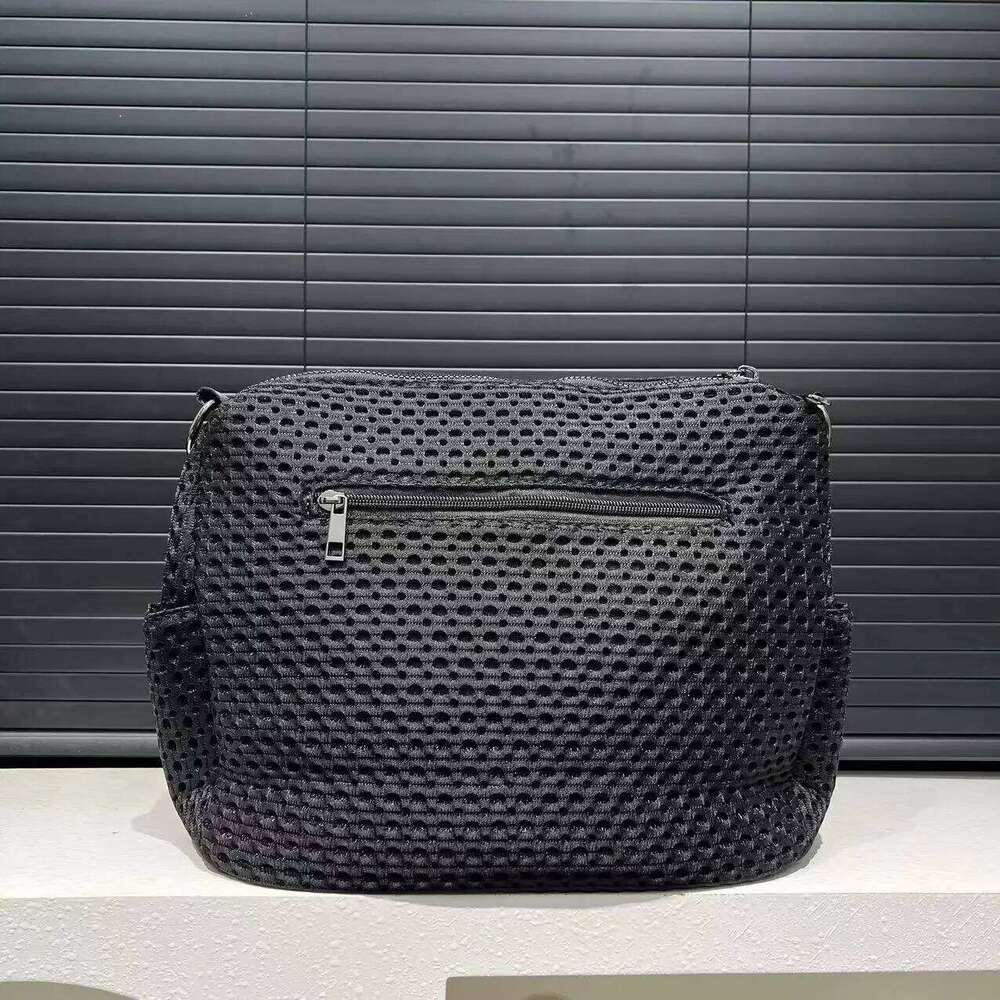 Women's Bags Designer Women's Fashion Splicing Crossbody Large Capacity Mesh Lightweight Travel Holiday Sports Bag