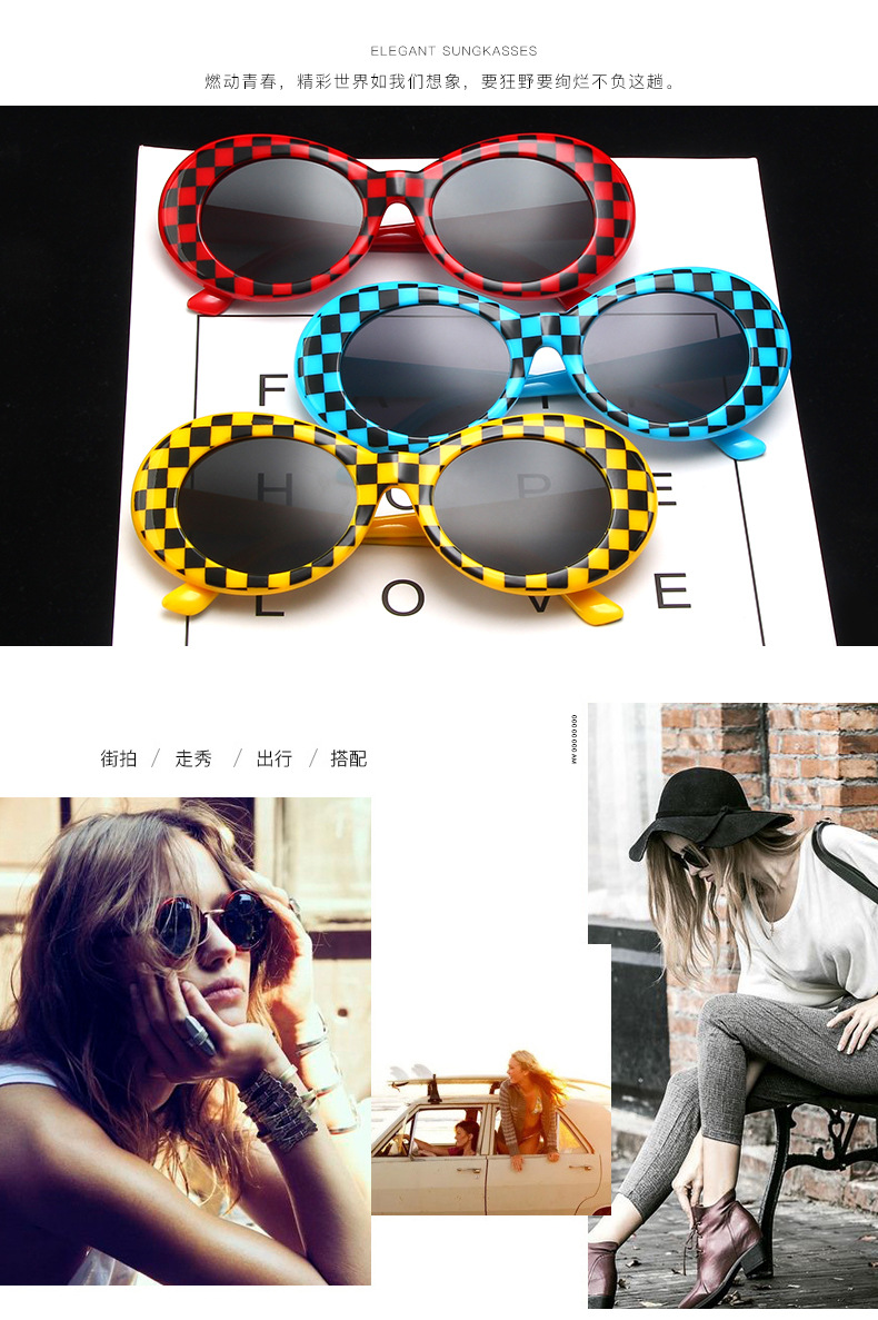 Designer sunglasses Women and Men Goggle Beach Sun Glasses Vintage with large Travel vintage personalized sun glasses W-11