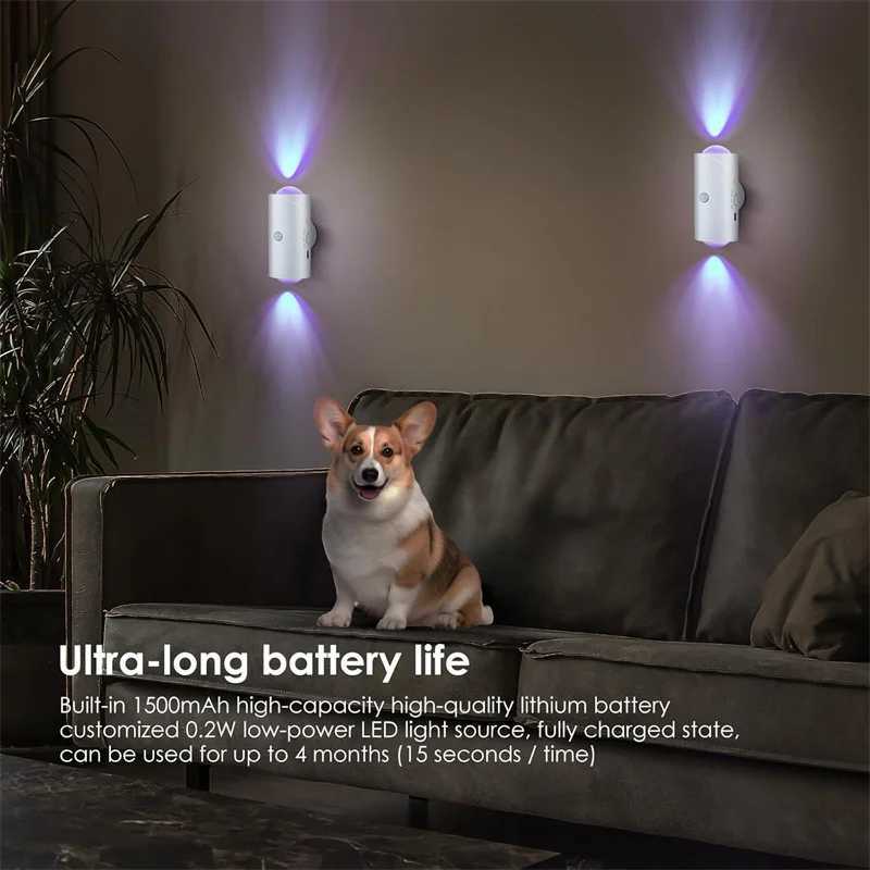 Motion Sensor Wall Lamp LED Wall Lights RGB Warm Light Home Decoration Light Up and Down Night Light Rechargeable for Stair PorchXJ250526