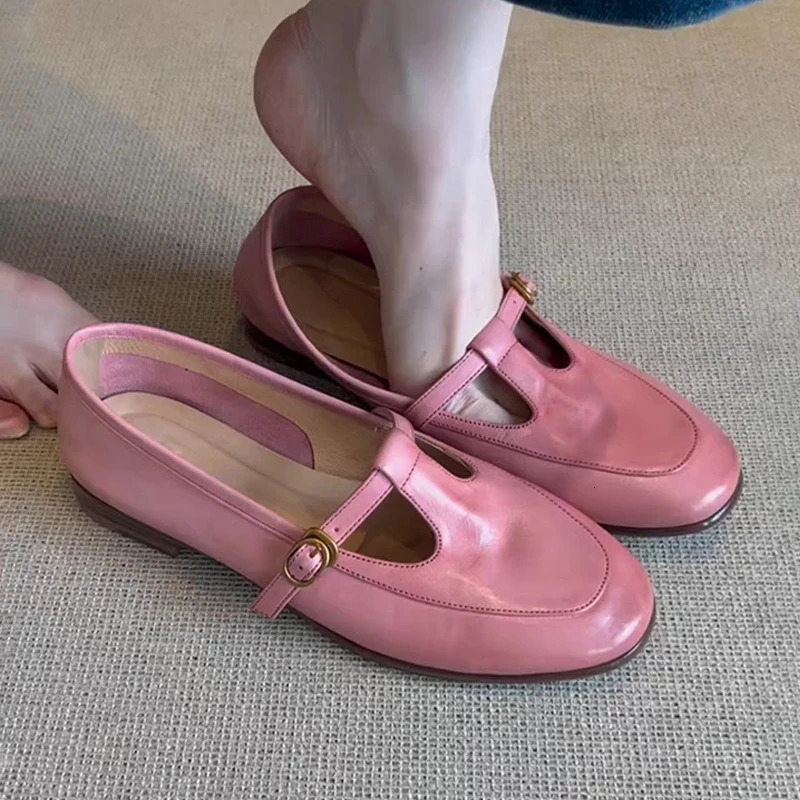 Womens Flats Loafers Shoes Casual Sneakers Shallow Mary Jane Summer Sandals Walking Leather Zapatillas De Mujer 250526