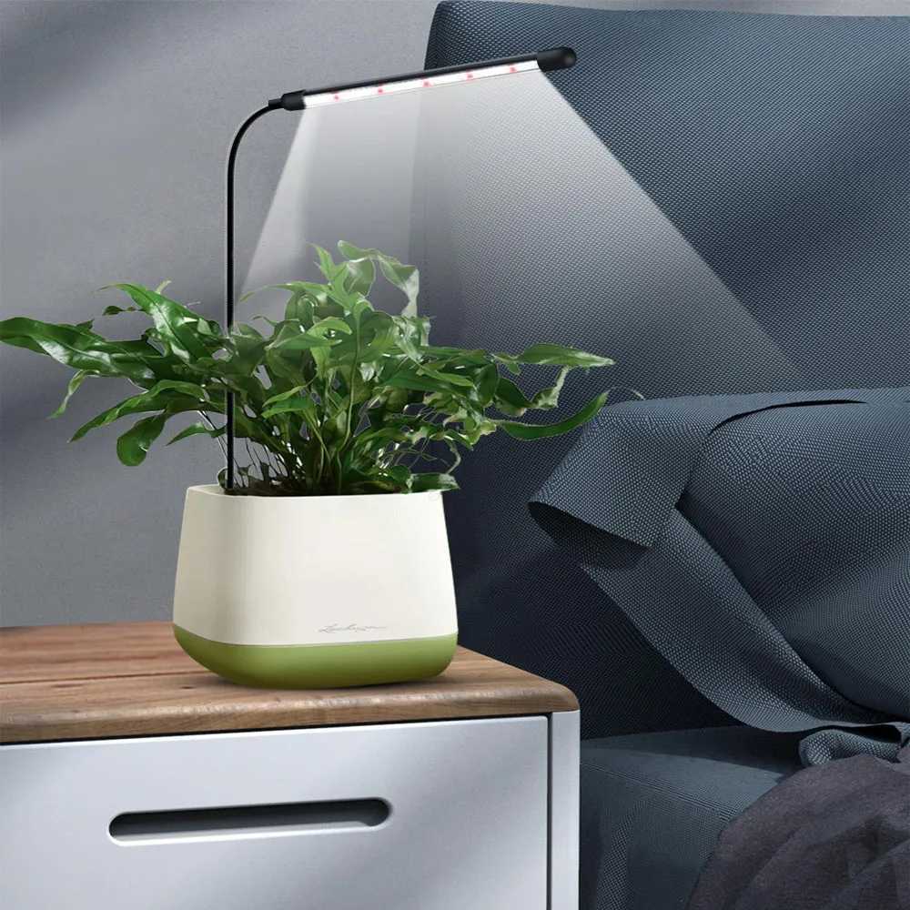 USB Plant Growth Lamp LED Full-Spectrum Plant Lamp 5V Solar White Plant Sowing Greenhouse Hydroponics 48LED Growth LampXJ250526