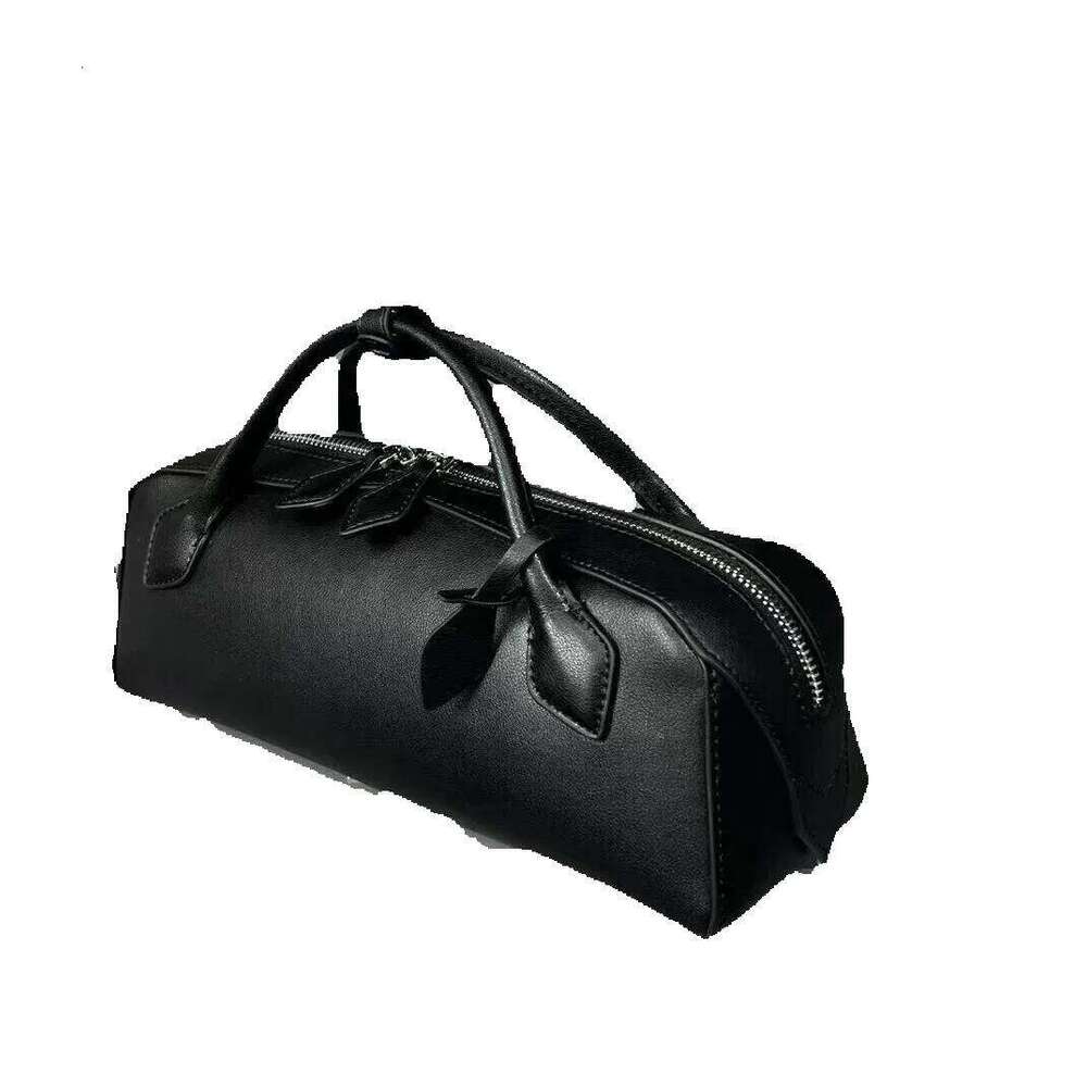 Designer Luxury Designer Luxury Niche Design Cowhide Vintage Sausage Bag Handbag