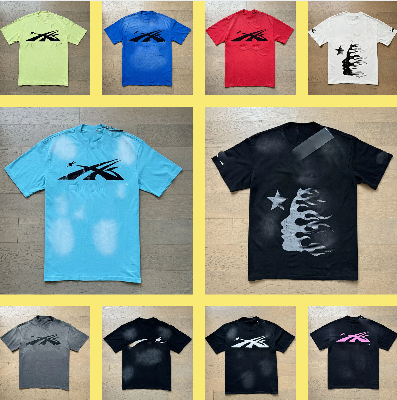 Men's T-shirt designer T-shirt short New Meichao H printed pure cotton casual men's and women's summer casual loose short sleeved T-shirt plus size High quality 1:1 labeled