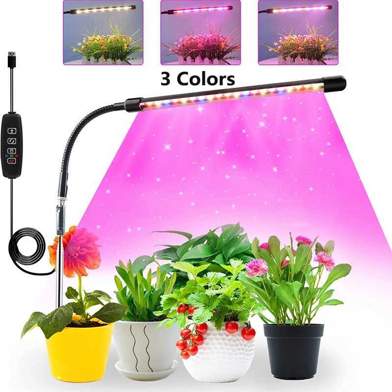 LED USB 5V Grow Lamp Full Spectrum Plant Lights Insertion Type Growth Light Home Indoor Flower Seedling Phyto LampXJ250526