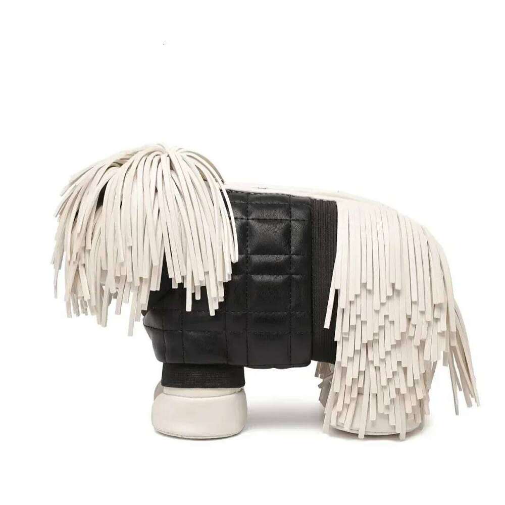 Women's Bags Designer Fashionable, Creative, Personalized Tassel Dog Three-Dimensional Handbag, Cute And Unique Shoulder Bag
