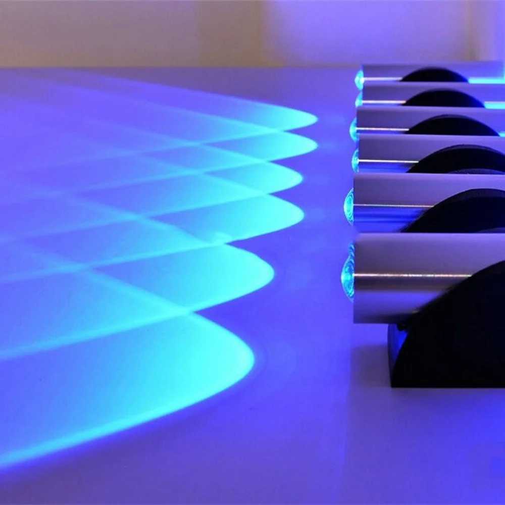 Modern LED Wall Light 6W Dual-Head Sconces Lamp AC85-265V Hall Corridor Stairway Bedroom Reading Indoor Wall Decor LightingXJ250526