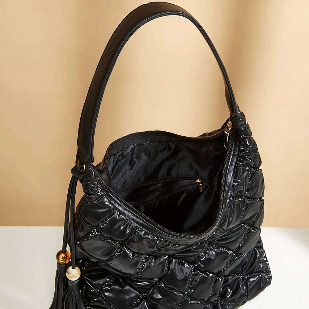 Women's Bags Designer Vintage Large Capacity Plaid Shoulder Women's Autumn/Winter New Leisure Handbag Commuter Tote Bag