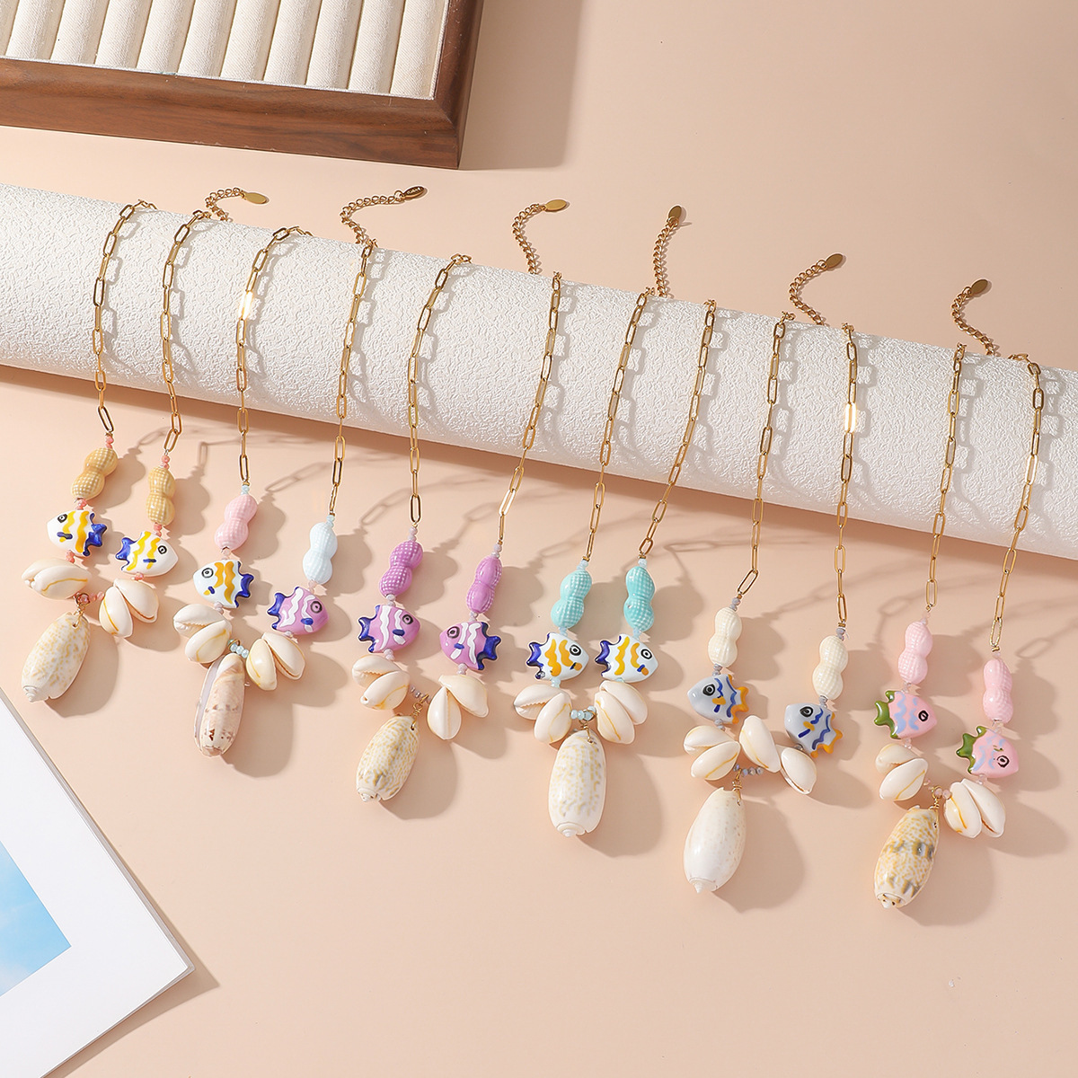 seaside vacation style design temperament personality sweet collarbone chain