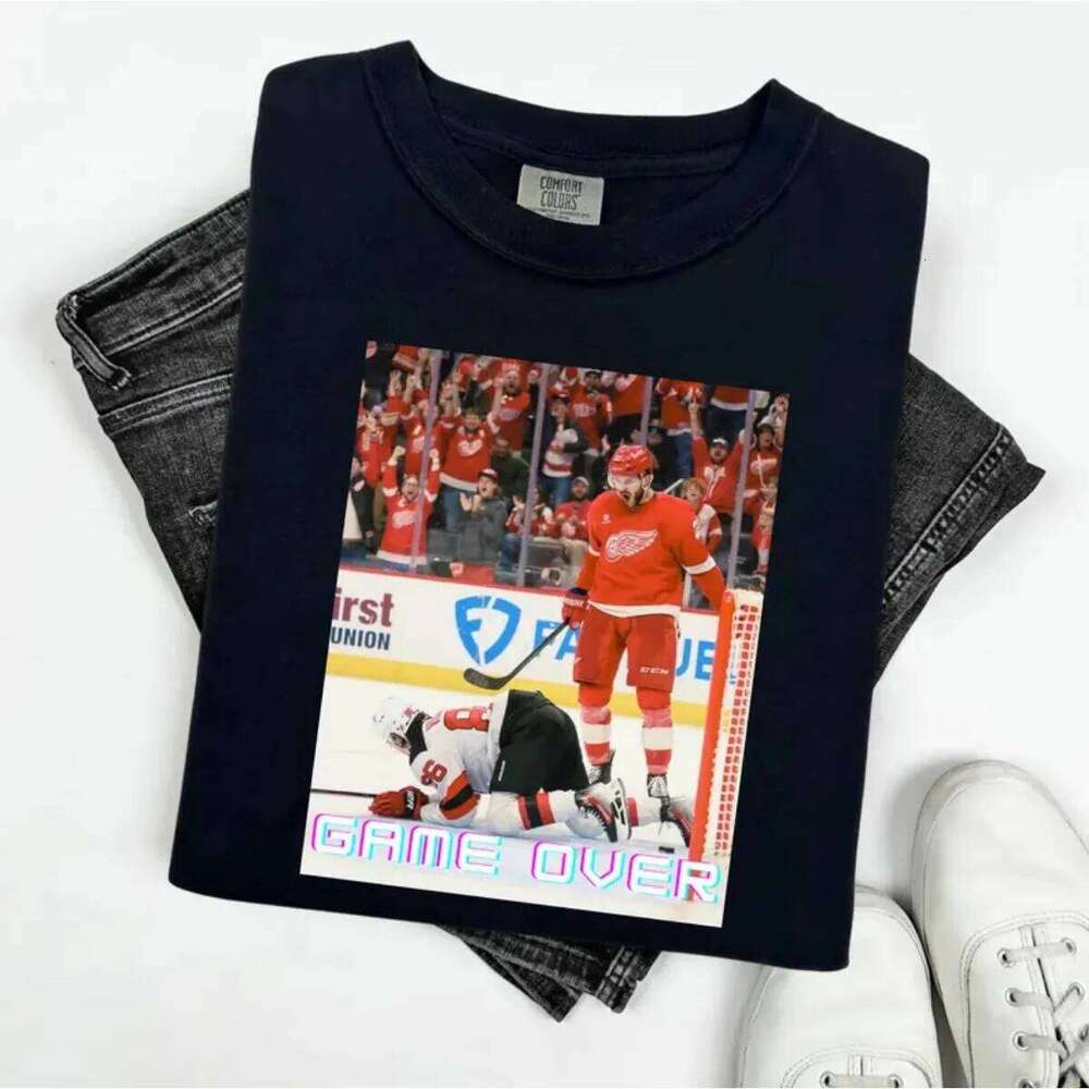 Men T shirts Cotton Jack Hughes Jersey Ice Hockey Shirt s Vintage Bootleg Devils Sweatshirts Fan for American Eras Tour