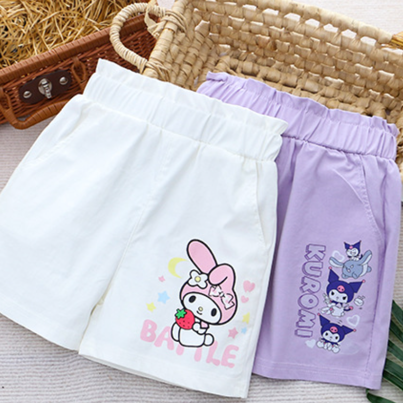 DISNEY Frozen Princess Elsa kids designer clothes Girls' shorts summer Children winter sportswear trousers Little girl pants are comfortable and 