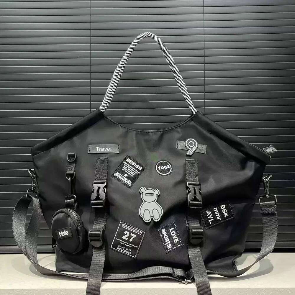 Women's Bags Designer Ladies' Fashionable Cloth Nylon Travel Shoulder Bag, Large Capacity, Lightweight, Multi Lock Casual Handbag