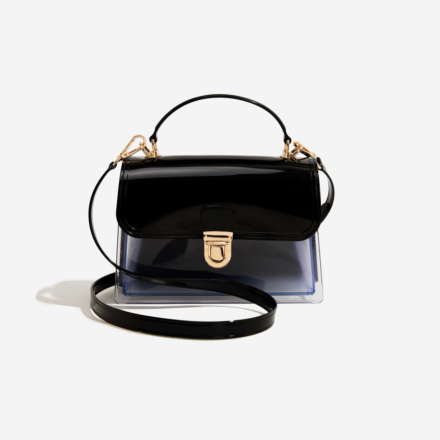 New Transparent Jelly Bag Pvc Handbag Is Fashion Versatile Dirt Resistant and Easy to Wash Summer Shoulder Bag