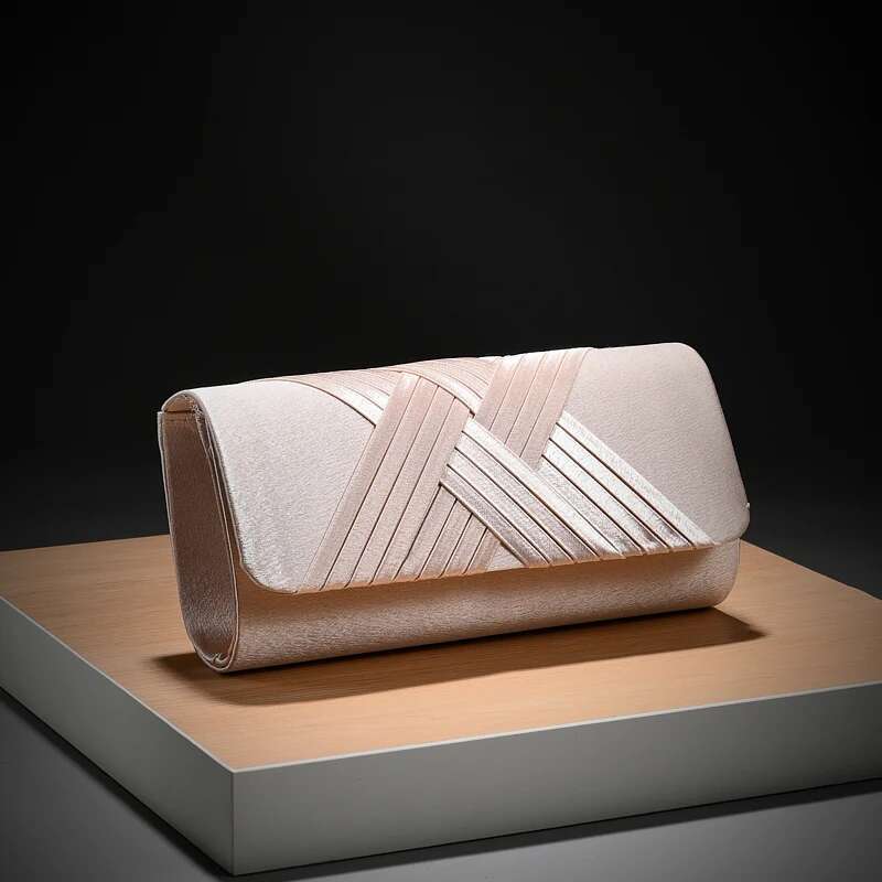 Stripes Designer One-Shoulder Envelope Evening Clutch Bags Hardware Shoulder Women Wedding Party Gift Bag