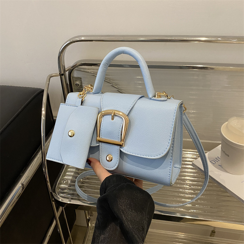 High quality brand high-quality free designer bag candy colored new minimalist handbag fashionable Western style slanted shoulder bag brand new free d