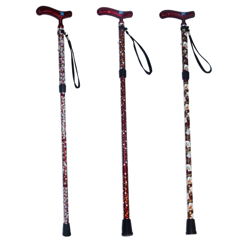 Collapsible Lightweight Carbon Fiber Walking Stick with Non-Slip Adjustable Grip for Seniors