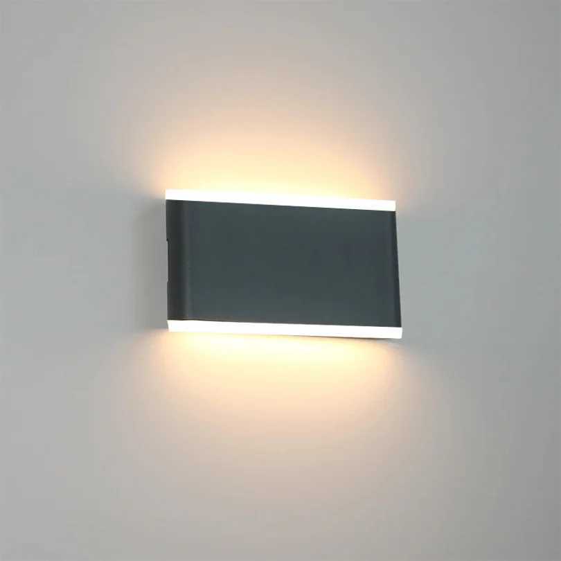 LED Outdoor Waterproof IP66 Wall Light Porch Garden Wall Lamp Indoor Home Decor Bedroom Living Room Decoration Lighting LampXJ250526