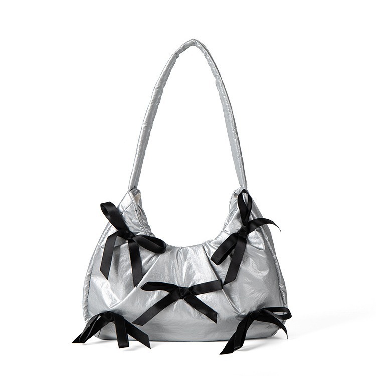 Girl's Cute Sweet And Cute Mobile Clutch 2025 New Spring Bow Gentle Style Shoulder Bag