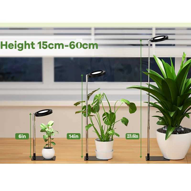 Full Spectrum Indoor Solar LED Growth Light Flower Floor Telescopic Fill Light Annular Plant Light Small Growth Light Phyto LampXJ250526