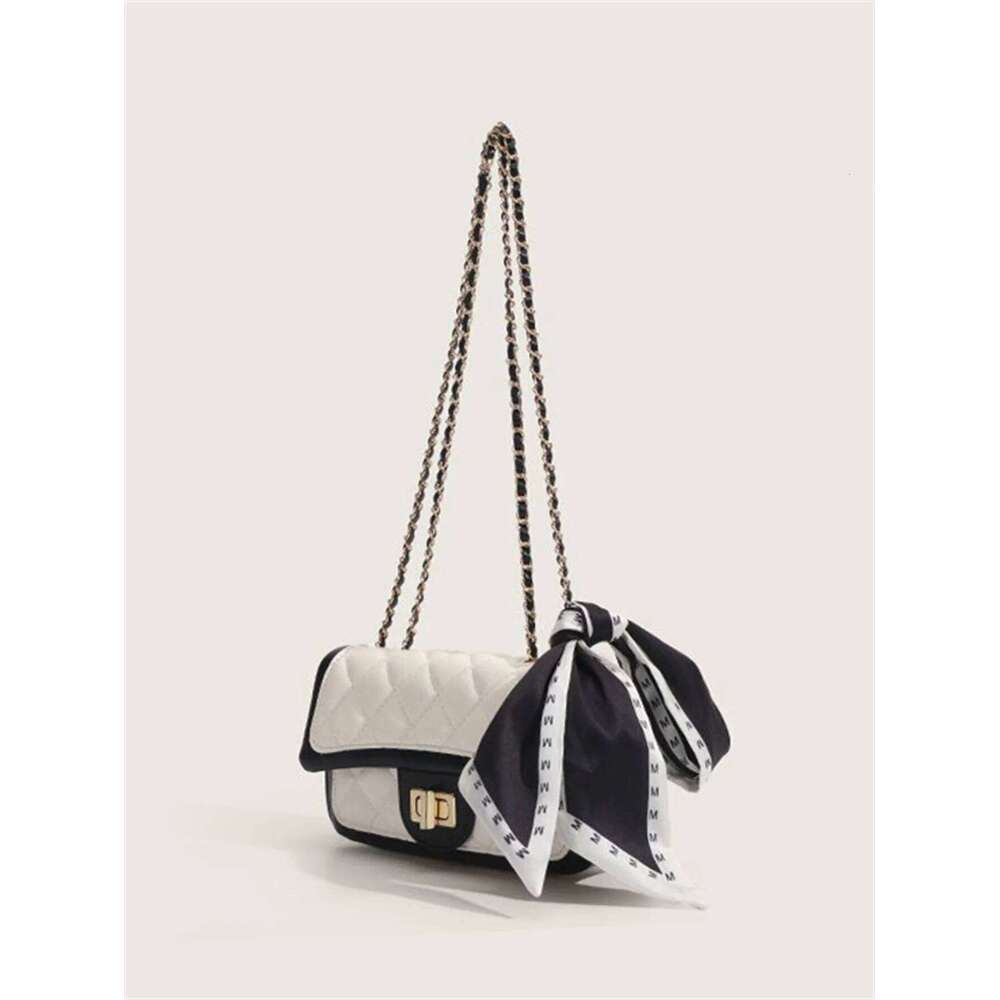 Women's Bags Designer High-Grade White Niche Texture Chain Female 2023 New Fashion Crossbody Bag