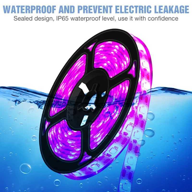 1M/2M/3M LED Plant Grow Light Full Spectrum USB Strip 60 Lamp Beads/M Greenhouse PhytoLamp For Plants Hydroponic Growing SystemXJ250526