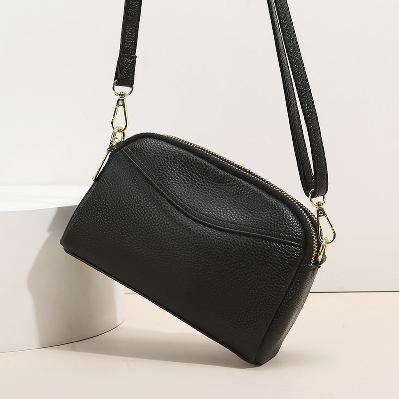 Free Shipping Designer Bag Crossbody Bag Top Layer Cowhide Pillow Bag Simple And Fashionable Solid Color Leather Bag Casual And Versatile Soft Leather