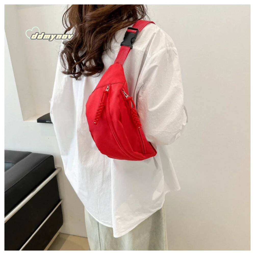 Chest Bags Banana For Women Sling Crossbody Pack Canvas Running Waist Casual Fanny Packs Sport Half Moon Belt Bag ddmynov