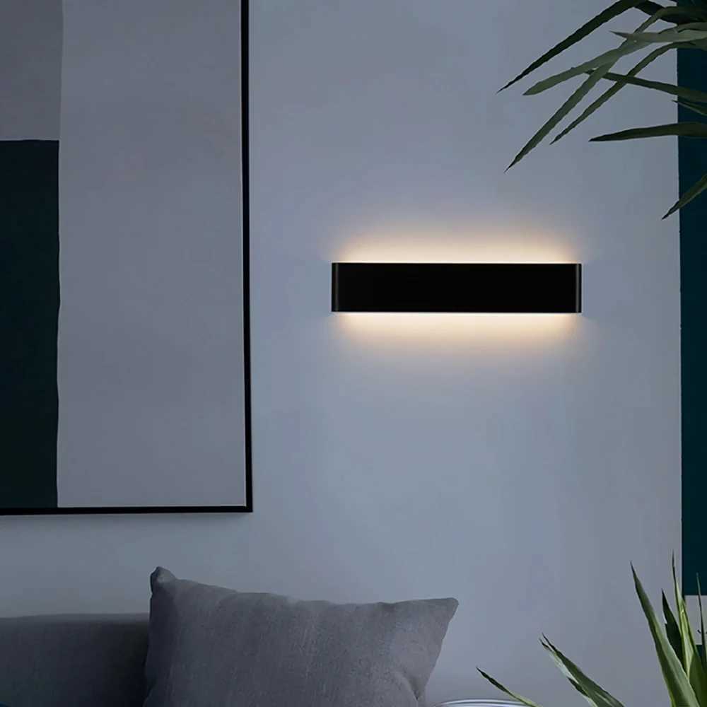 LED Wall Sconce Light Dimmable Wall Lamp Living Room Bedroom Indoor Wall Light For Home Brushed Aluminum Wall Lighting FixtureXJ250526