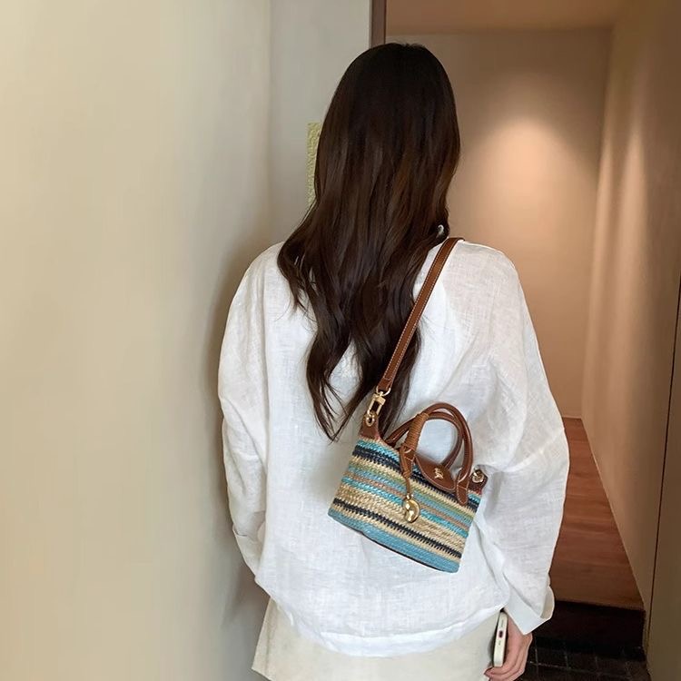 Tote Bag Designer Style Fashion Shoulder Bag For Holiday Stroll Crossbody Summer Mini Tote Woven Bag Handbag Handbag