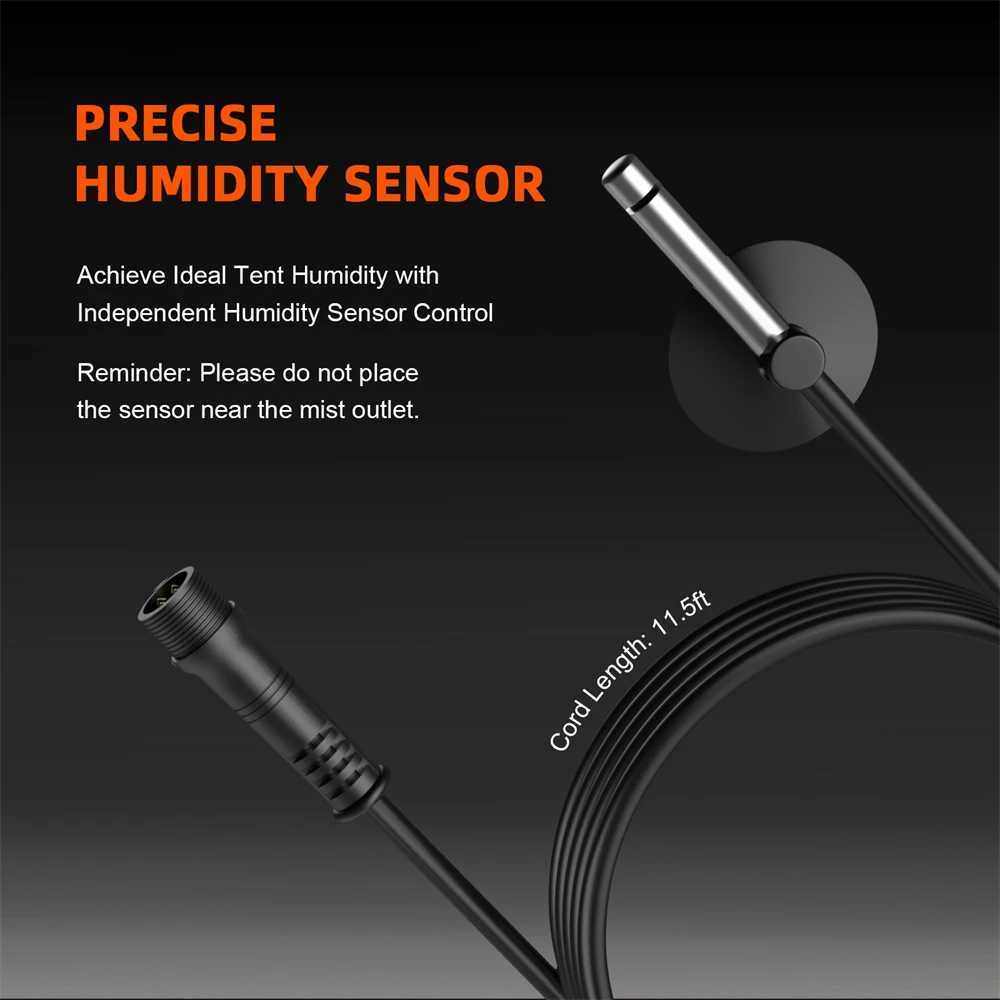 Spider Farmer 6L Air Humidifier Cool Mist Diffuser Top Fill Ultrasonic for Plants Tent Home IndoorXJ250526