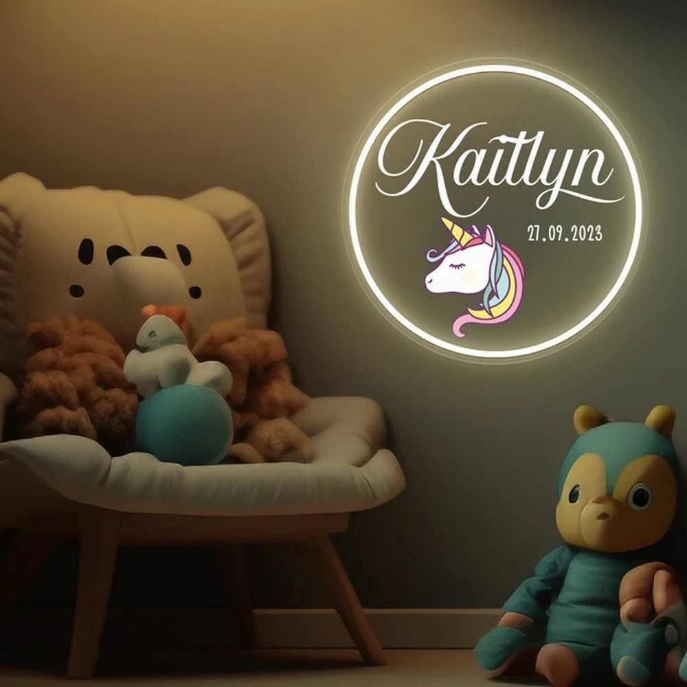 Custom UV Printing Acrylic Sign Neon Signboard Business Sign Neon Light Name Personalize Decor Office Door Wall Signs Gifts W250526