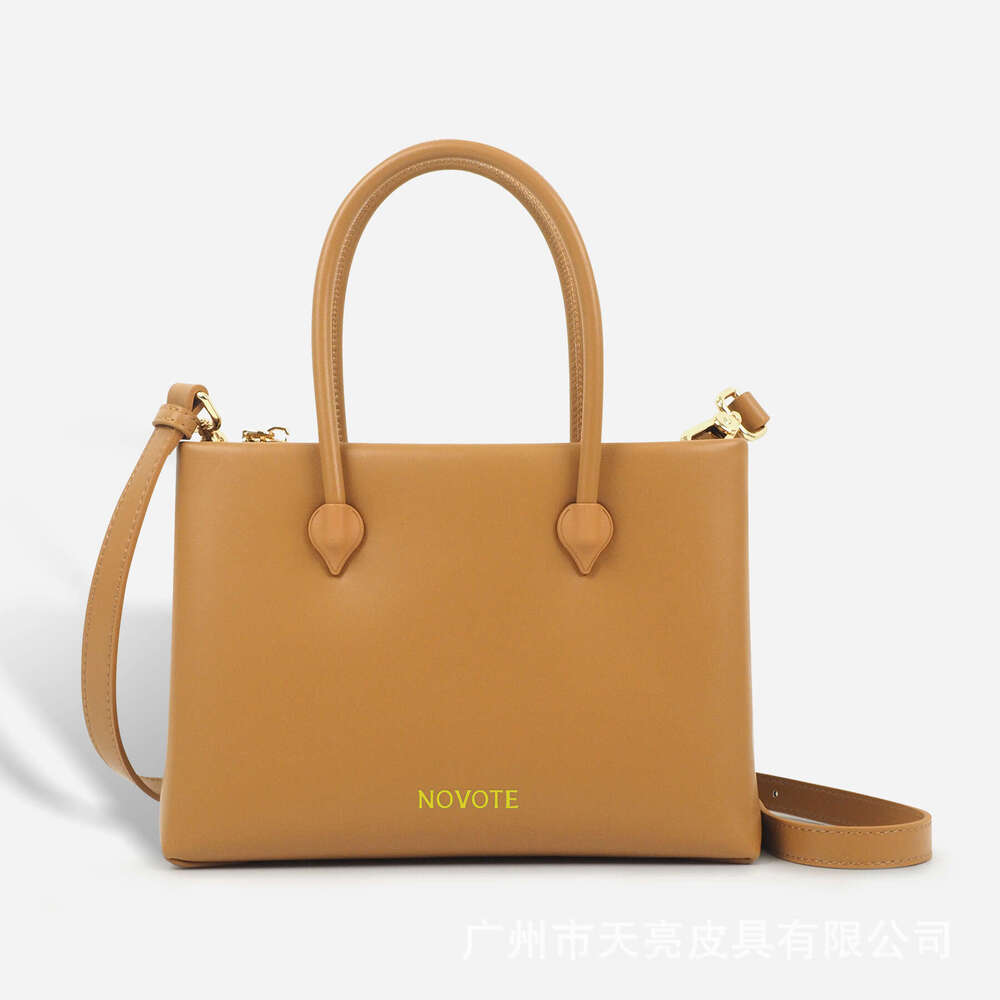 Women's Bags Designer Double Handle Tote For Women New Handbag Shoulder Leather Crossbody Bag Stylish Design Same Style