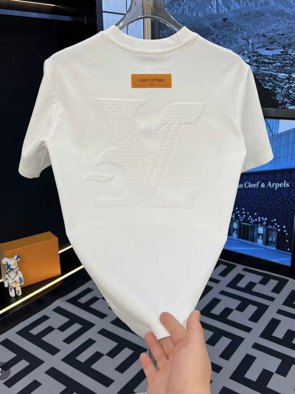 Designer T-Shirts New Summer Men's Embroidered T-Shirt - Classic Design Breathable Cotton Short Sleeve Top, Premium Quality Casual Streetwear Wit