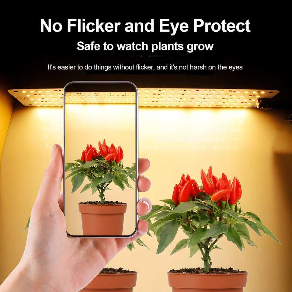 LED Grow Light for Indoor Plants Full Spectrum Ultra-Thin Sunlight Plant Light Panel Under Cabinet Grow Lamp with Timer DimmableXJ250526