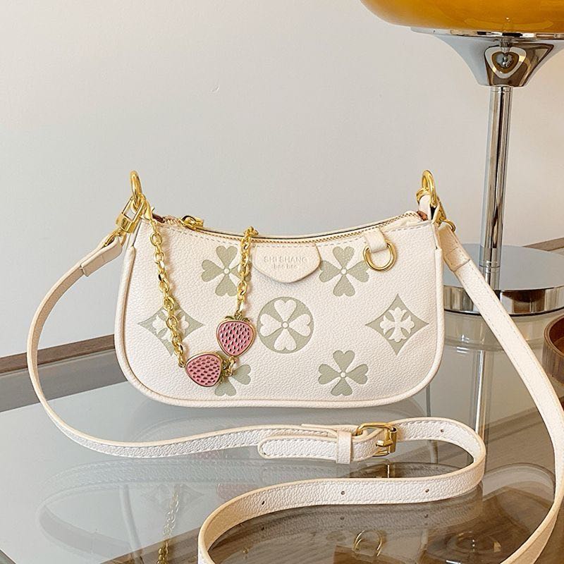 Designer Bags Fashion Shoulder Bags Underarm Bags Women's Bags Luxury Chain Leather Bags Hundreds Luxury Printed Leather Embossed Old Flower Bags