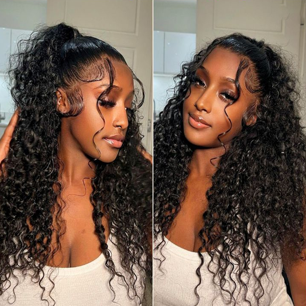 Invisible Strap 360 HD Lace Glueless Wig Snug Fit 30 Inch Jerry Culry Lace Front Human Hair Wig Deep Wave Hd Lace Frontal Wig