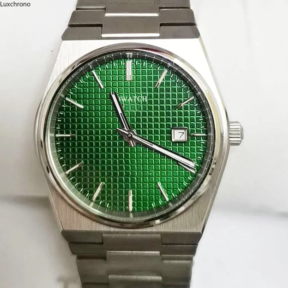 5A Quality NEW 40MM Mens Watch PRX Dial Automatic Movement Glass Back Steel strap Wristwatches Watches