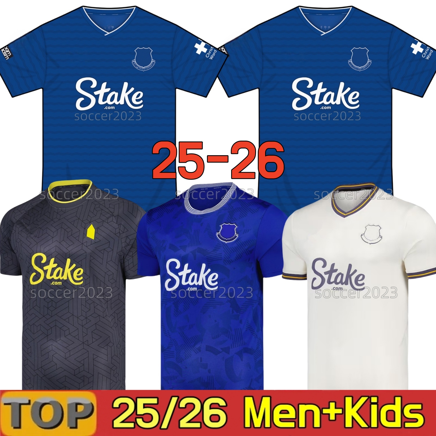 25 26 EvertoNES McNEIL Soccer Jerseys CALVERT-LEWIN ONANA GRAY 2024 2025 2026 Football Shirt COLEMAN SIMMS DOUCOURE DELE GORDON TARKOWSKI MYKOLENKO Men kids kit S-4XL